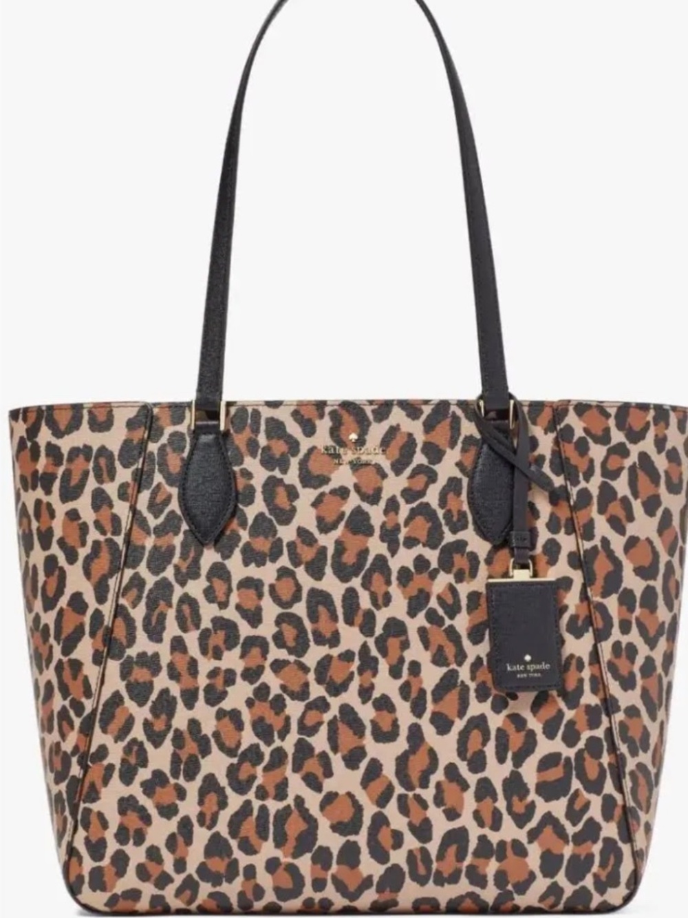 NWT KATE SPADE POPPY TOTE  Spotted Cheetah print